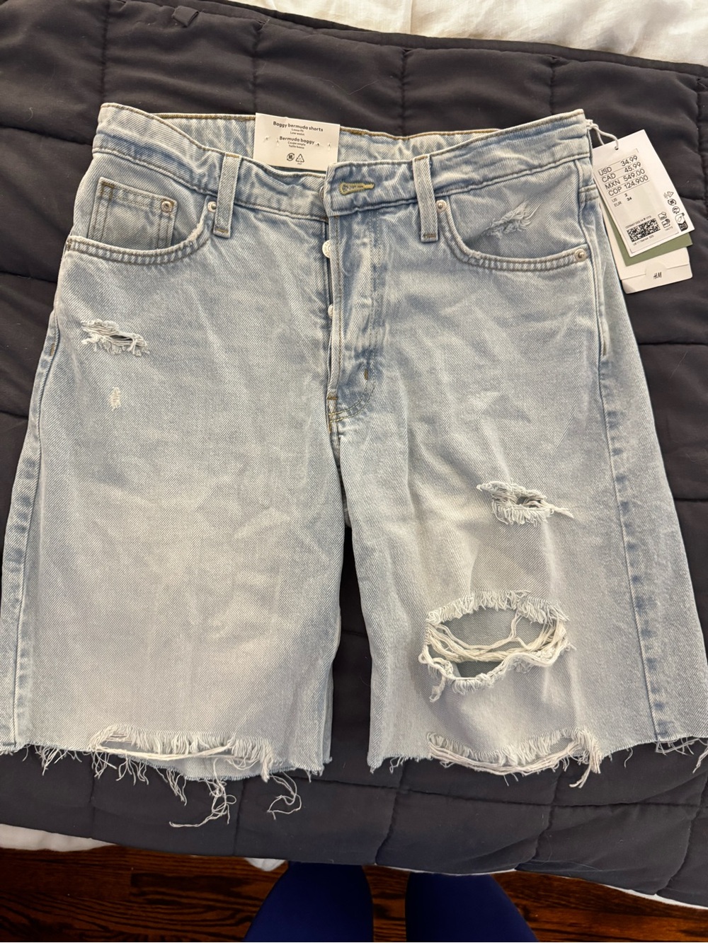 H&M low rise Bermuda shorts